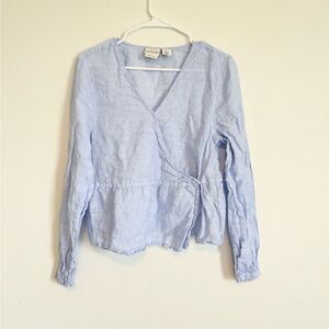 Rachel Zoe 100% Linen Top